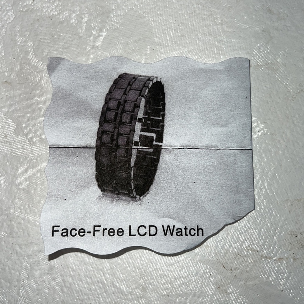 Vintage Face-Free LCD Watch - Picture 2 of 8